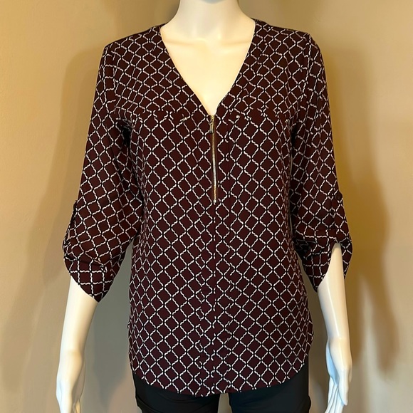 Tops - Fortune & Ivy 3/4 length women’s top size small